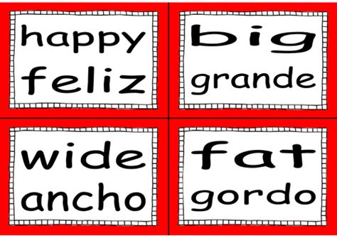 spanish language teaching resources display flashcards posters set