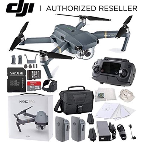dji mavic pro collapsible quadcopter travel bag essential bundle     click