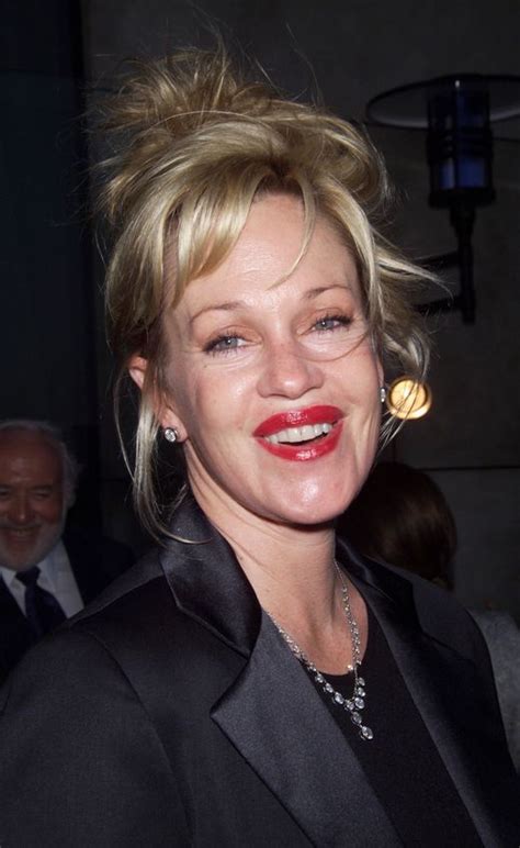 Melanie Griffith über Schönheits Ops Ich Hoffe Ich Sehe Wieder