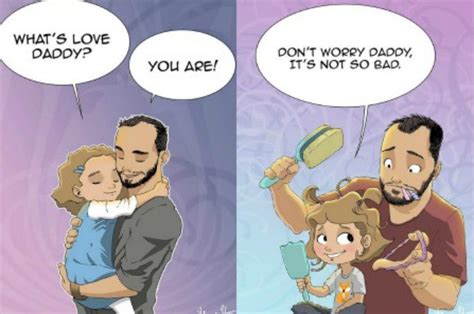 Single Dad Captures Life With His Daughter In Heartwarming Drawings