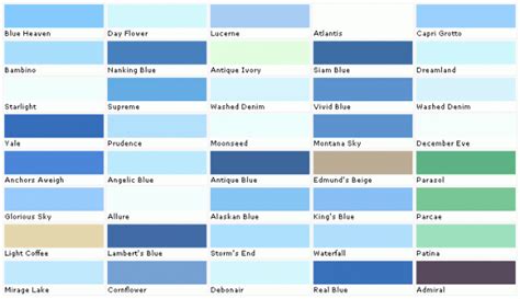 blue paint color swatches google search paint colors  home
