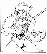 Thundercats Coloring Pages Inks Getcolorings Color Deviantart sketch template