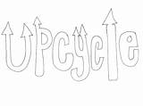 Upcycle sketch template