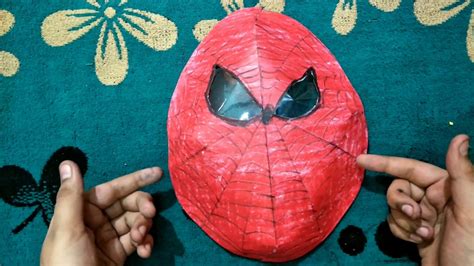 easy spider man mask  paper youtube