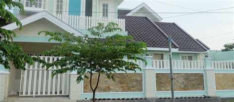 pagar rumah tembok belakang minimalis