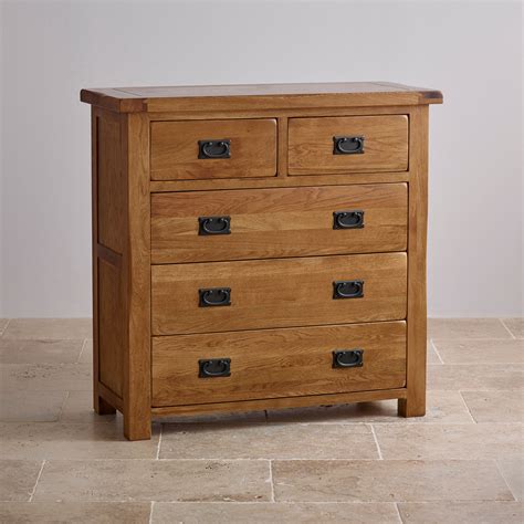 original rustic  chest  drawers  oak oak furniture land