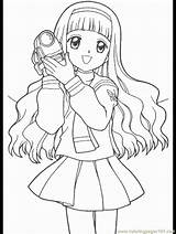 Coloring Pages Sakura Cartoons Cartoon Cardcaptor Girls Colouring Color Anime Cardcaptors Para Printable Popular Colorir Az Bring Azcoloring Print Handycam sketch template