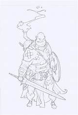 Character Wrath Kings sketch template