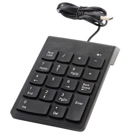 unique bargainslaptop portable number pad usb wired numeric keypad black walmartcom