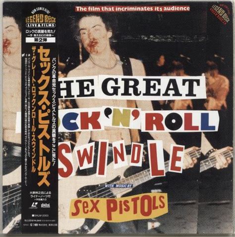 Sex Pistols The Great Rock N Roll Swindle Japanese Laserdisc