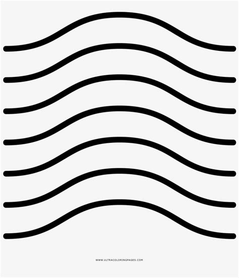 wavy lines coloring page  art  transparent png
