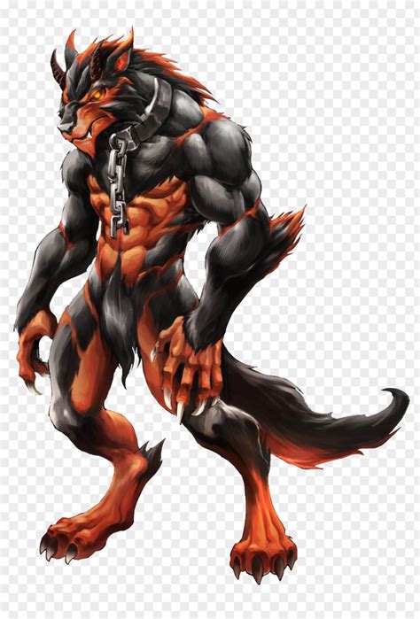 skyrim werewolf animation demon deviantart concept art png image pnghero