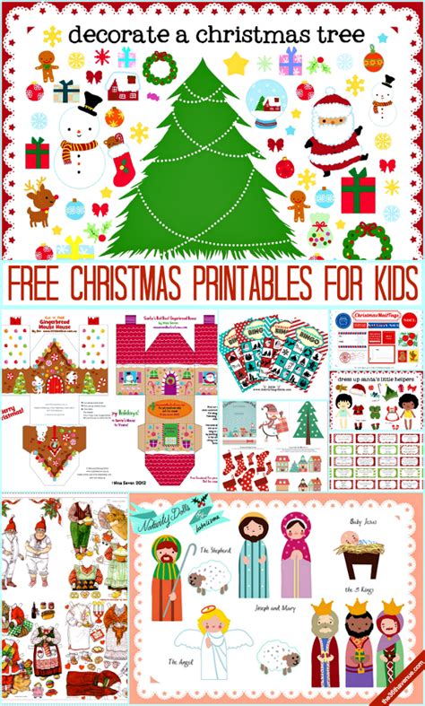 printable christmas kids activities