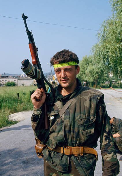 croatian fighter  yugoslavian civil war pictures getty images