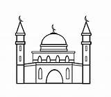 Cami Boyama Kolay Mosque sketch template