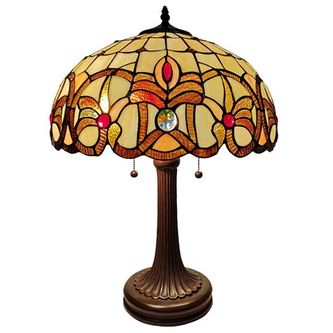 tiffany style  light vintage table lamp  tall walmartcom