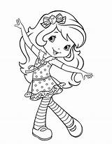 Strawberry Shortcake Coloring Pages Jam Cherry Princess Smile Sweet Color Characters Cartoon Character Boyama Para Tecido Em Pintura Bonecas Colorir sketch template