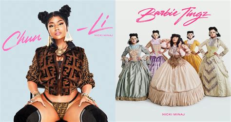 nicki minaj drops two singles ‘chun li and ‘barbie tingz stream