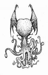 Cthulhu Lovecraft Necronomicon Gollancz Edwards sketch template