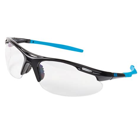 ox professional wrap around safety glasses clear