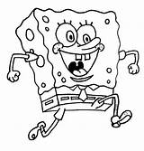 Spongebob Getdrawings sketch template