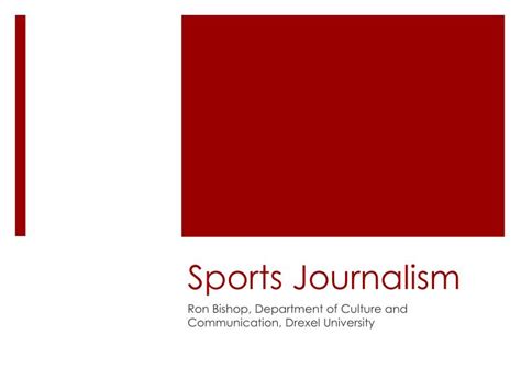 sports journalism powerpoint    id