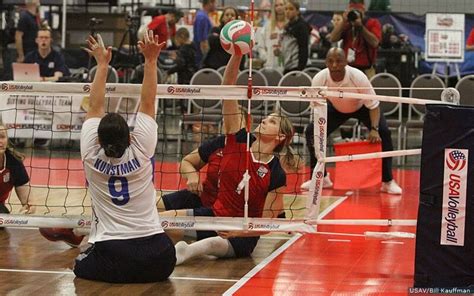 both sitting teams win exhibition series finales usa volleyball