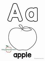 Alphabet Learners Peasy sketch template