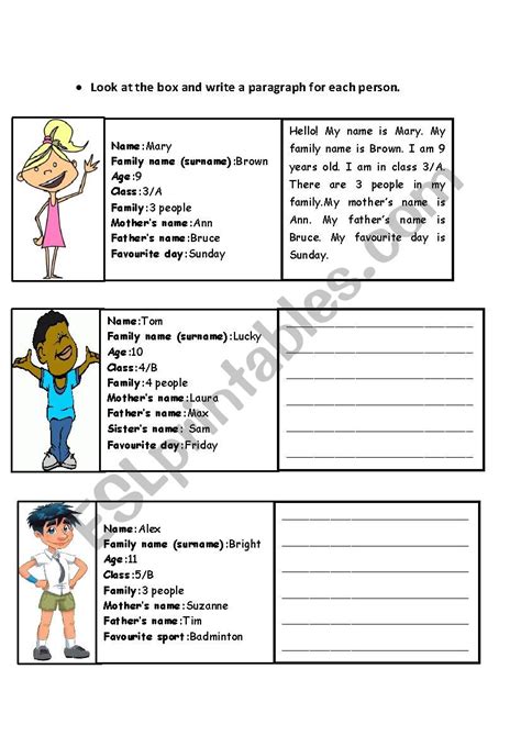 writing activity  young learners esl worksheet  aysimgueler