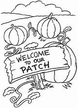 Pumpkin Coloring Patch Pages Halloween Fall Sheet Printable Welcome Kids Drawing Stamps Digi Sheets Colouring Seasonal sketch template