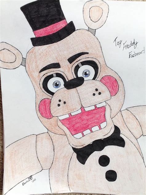 My Fnaf Drawings Picture 21 Toy Freddy Fazbear