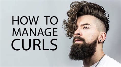 5 Tips For Guys With Curly Hair How To Style Curly Or