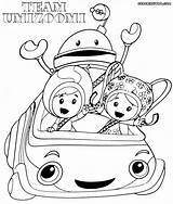 Pages Umizoomi Coloring Team Getcolorings Nick Printables Jr sketch template