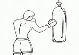 Boxeo Boxing Boxen Boxer Kolorowanka Druku Joe Malowankę Wydrukuj Onlinecoloringpages sketch template