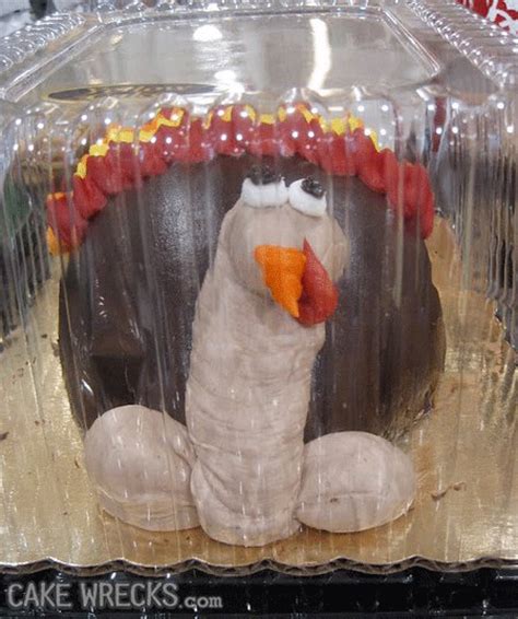 Thanksgiving Ugly This Turkey Cake Tastes Like Crap