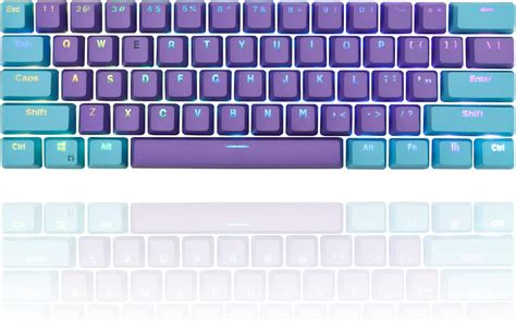 buy whysp  purple keycaps   percent keyboard double shot pbt keycap set oem  cherry