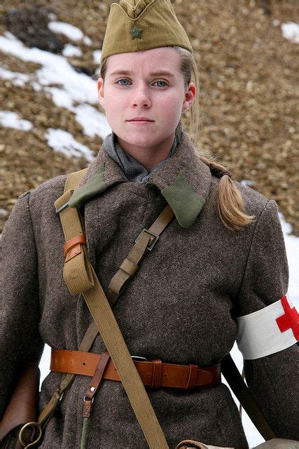 Red Army Nurse Probably A Modern Reenactment Photo