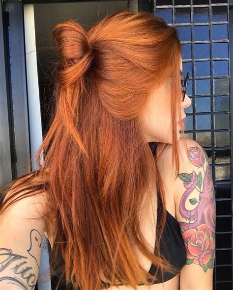 Se hai i capelli castani medi, le tue sfumature sono arancioni. InspiraÃ§Ã£o do dia ðð¼ââï¸ #ruiva #ruivostumblrs #ruivo | Capelli