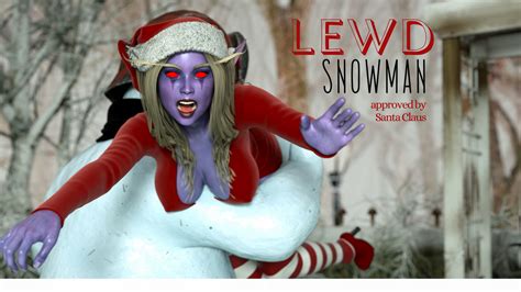 Merry Xmas From The Lewd Snowman By Zuleyka Hentai Foundry