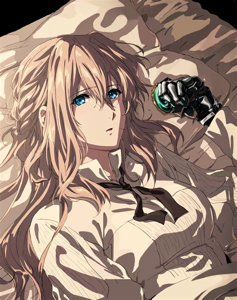 violet evergarden official art anime violet evergarden female