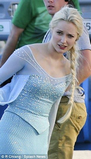 first look at georgina haig as frozen s elsa on abc s once