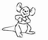 Roo Pooh Animal Winnie Diposting sketch template