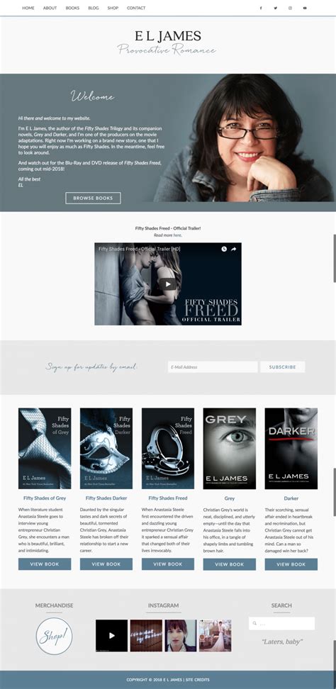 author website examples templates    build