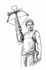 Walking Dead Daryl Dixon Jasonpal Enchanted Eccc Rick Paintingvalley sketch template