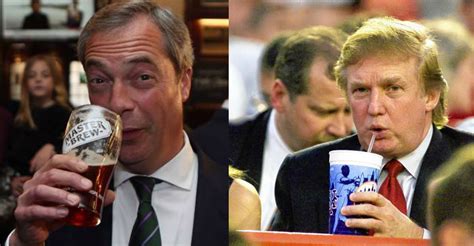 is donald trump copying nigel farage claims us is