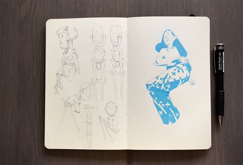 sketchbook pages  behance