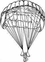 Parachute Drawing Parachutes Paratrooper Tattoo Parachuting Line Coloring Military Paraquedas Airborne Drawn Salto Pages Pierre Jean Tattoos Tatting Skydiving Drawings sketch template