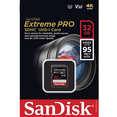 sandisk gb extreme pro sdhc uhs  memory card mega electronics