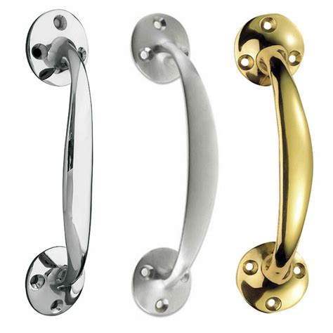 bow handles polished brass chrome  satin chrome door pull handle