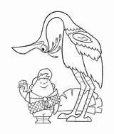 Coloring Pages Disney Russell Pixar Printable Bird Giant House Movie Drawing Cartoon Kevin Kids Colouring Sheets Papercraft Supercoloring Choose Board sketch template